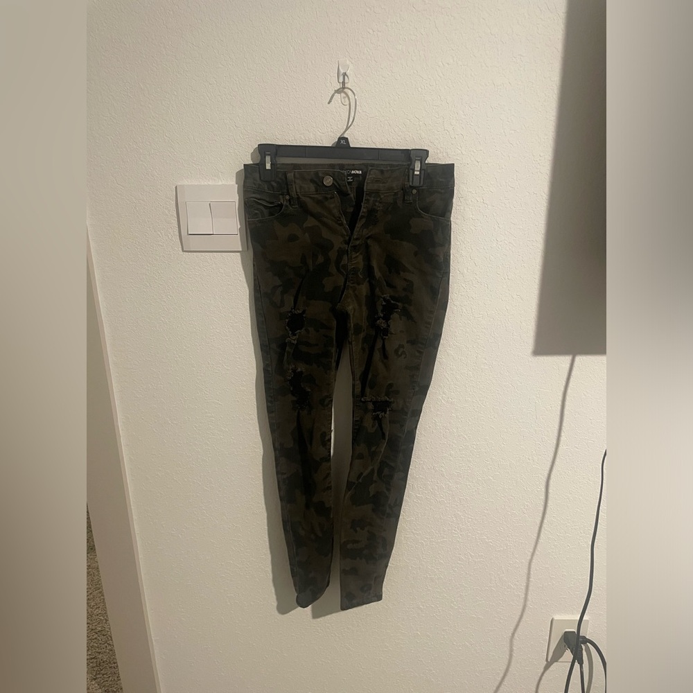 Camo jeans